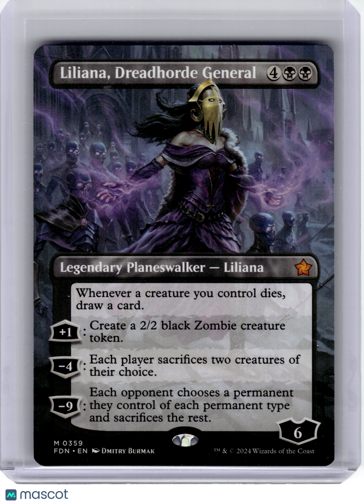 2024 Magic: TG—Liliana, Dreadhorde General #359 Foundations—Mythic Nonfoil [LP]