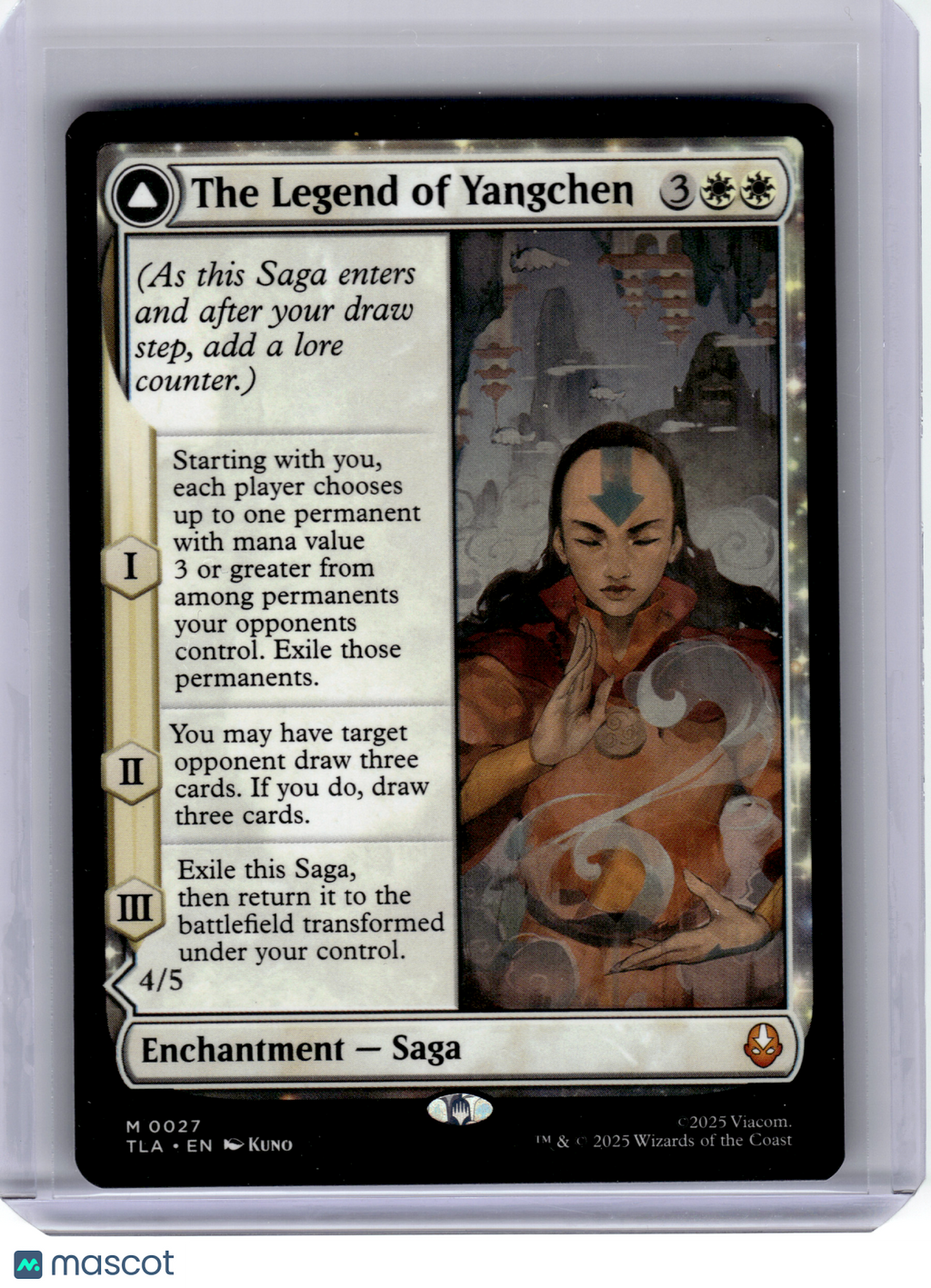 2025 MTG—The Legend of Yangchen // Avatar Yangchen #27 TLA—Mythic Nonfoil