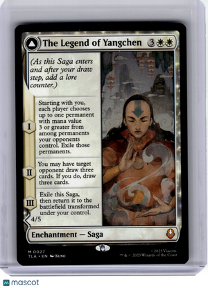 2025 MTG—The Legend of Yangchen // Avatar Yangchen #27 TLA—Mythic Nonfoil