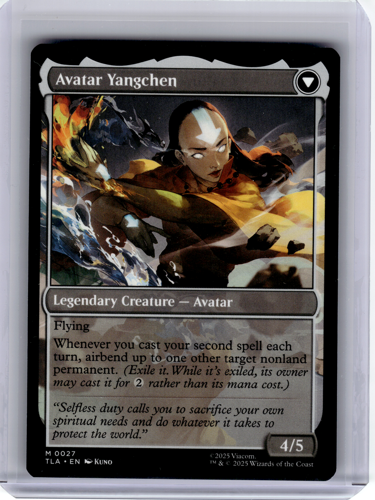 2025 MTG—The Legend of Yangchen // Avatar Yangchen #27 TLA—Mythic Nonfoil