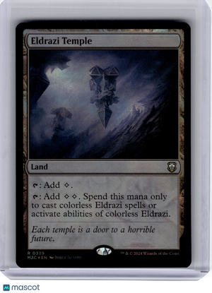 2024 MTG—Eldrazi Temple #339 Commander: Modern Horizons 3—Rare Ripple Foil