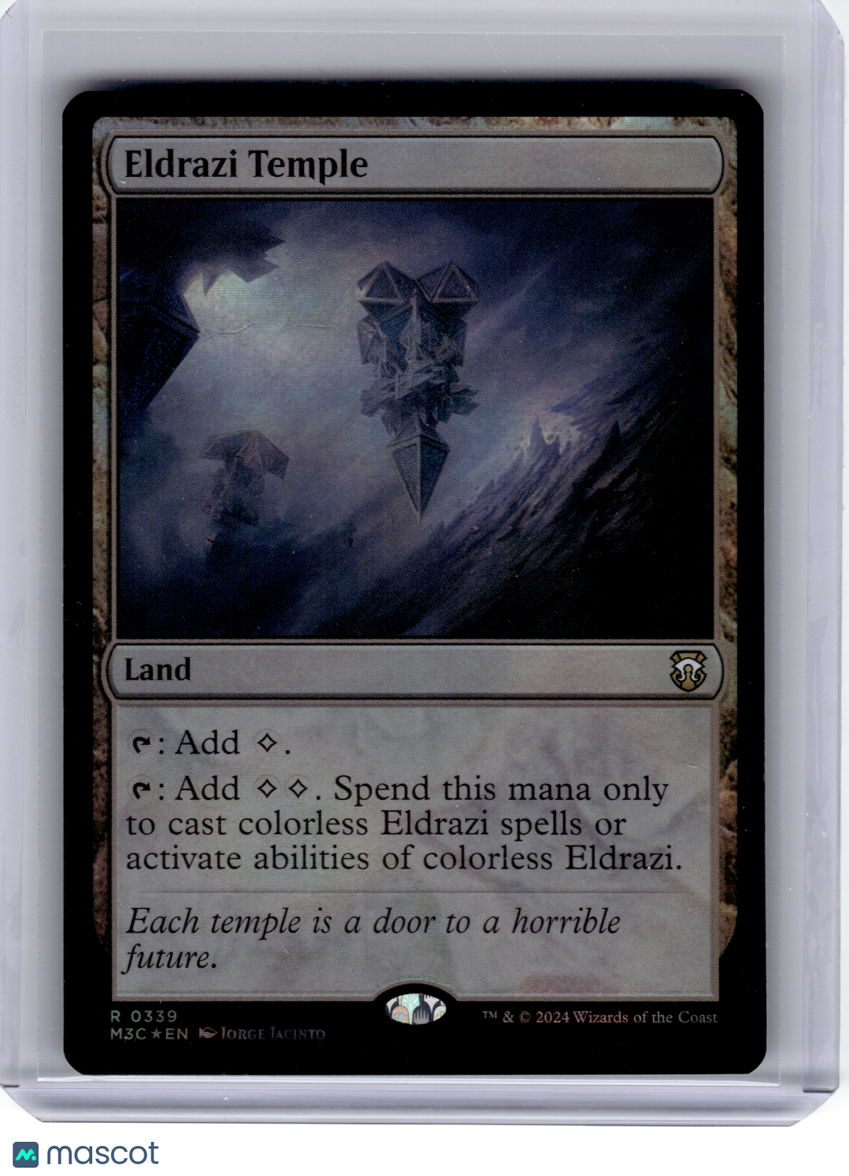2024 MTG—Eldrazi Temple #339 Commander: Modern Horizons 3—Rare Ripple Foil