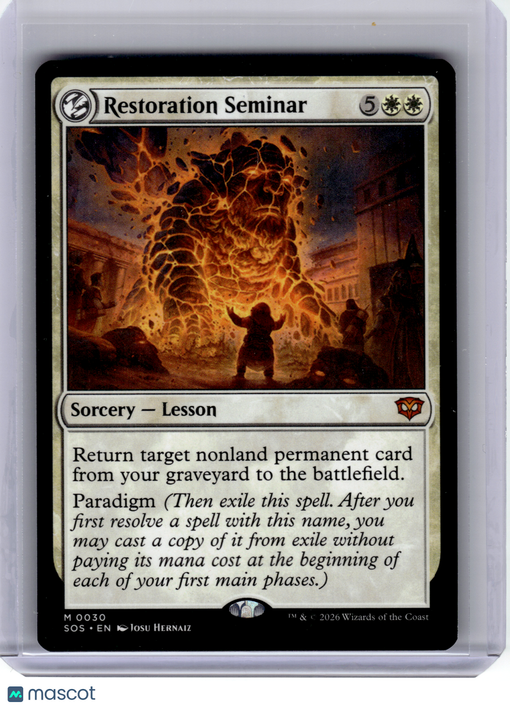 2026 Magic: TG—Restoration Seminar #30 Secrets of Strixhaven—Mythic Nonfoil