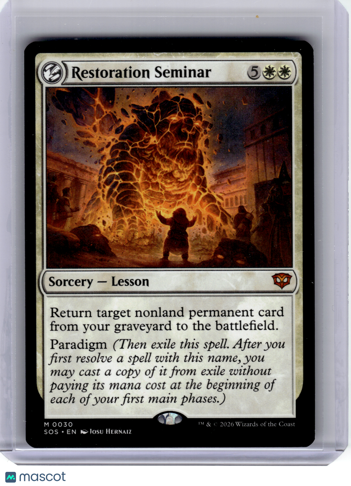 2026 Magic: TG—Restoration Seminar #30 Secrets of Strixhaven—Mythic Nonfoil