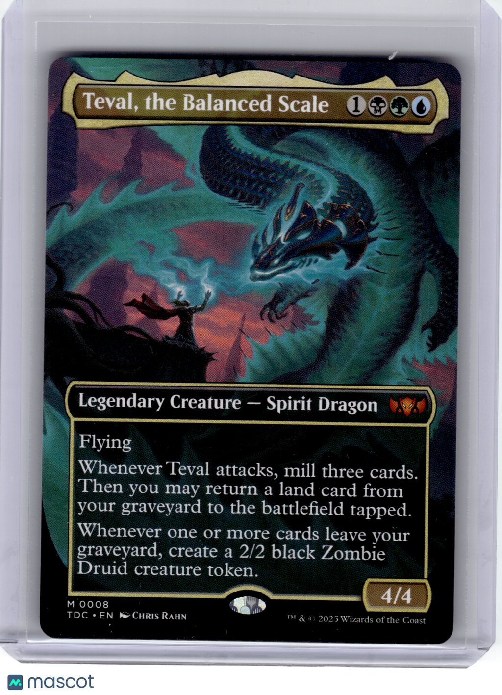 2025 Magic: TG—Teval, the Balanced Scale #8 TDC—Mythic Nonfoil (Borderless)