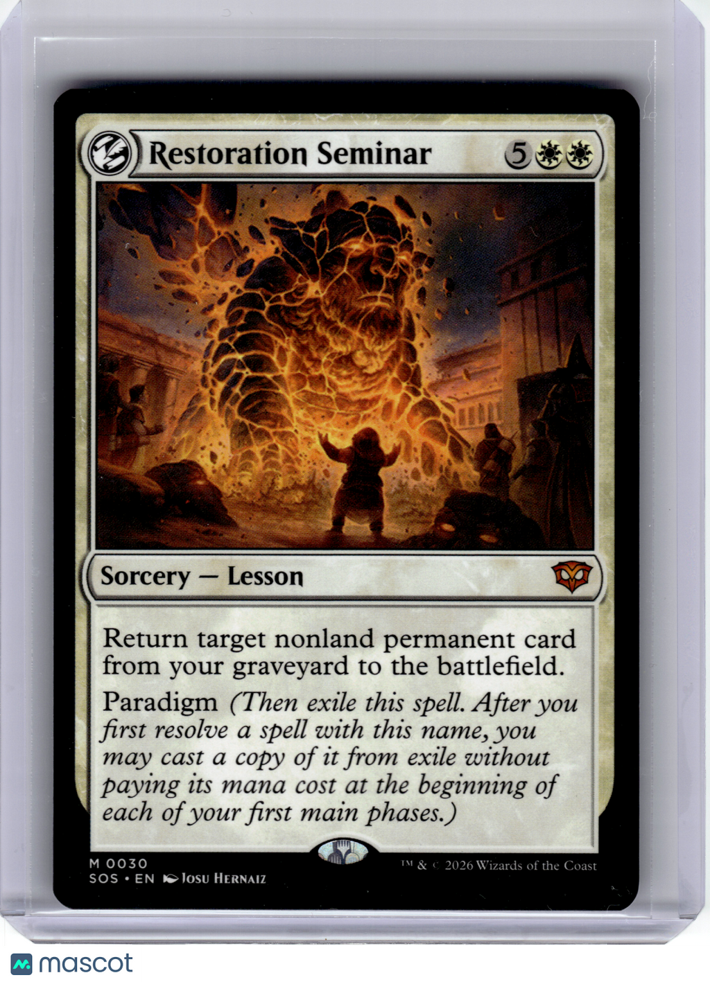 2026 Magic: TG—Restoration Seminar #30 Secrets of Strixhaven—Mythic Nonfoil
