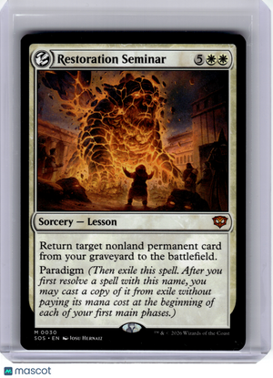 2026 Magic: TG—Restoration Seminar #30 Secrets of Strixhaven—Mythic Nonfoil