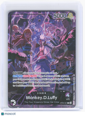 2024 One Piece Card Game—Monkey.D.Luffy ( 2nd Anniversary) OP-PR Leader