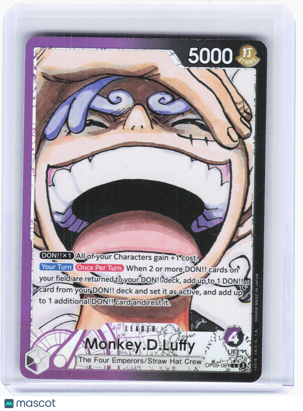 2024 One Piece Card Game—Monkey.D.Luffy (061) (Parallel) #OP09-061 —Leader