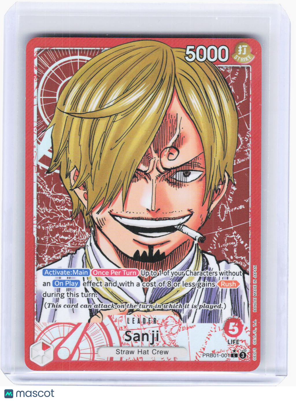 2024 One Piece CCG—Sanji (PRB01-001) (Alternate Art) #PRB01-001 PRB01 Leader