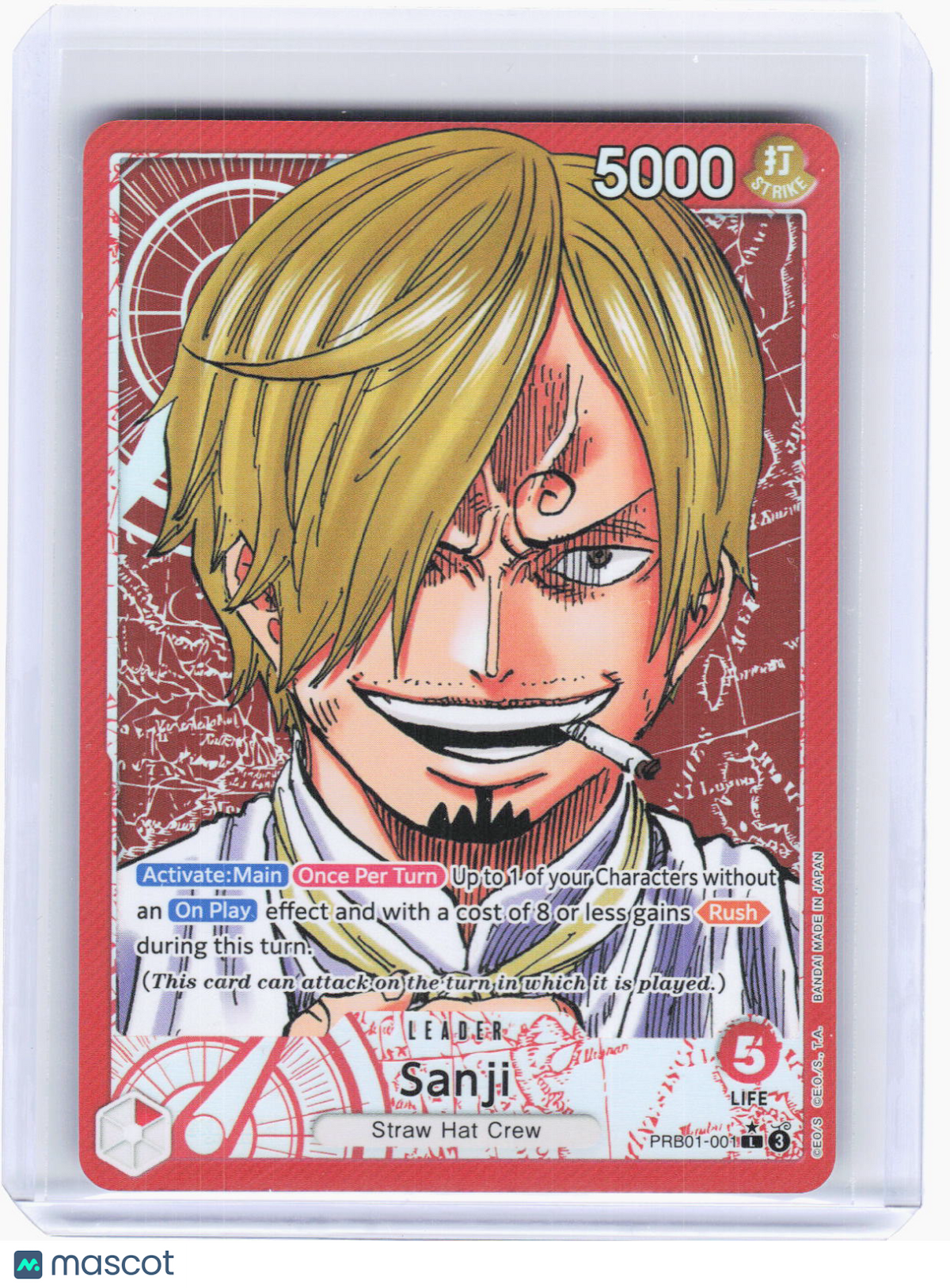 2024 One Piece CCG—Sanji (PRB01-001) (Alternate Art) #PRB01-001 PRB01 Leader