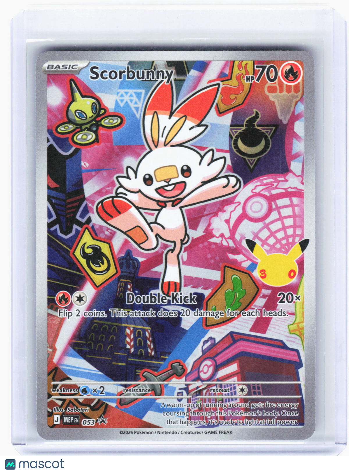 2026 Pokemon—Scorbunny #MEP 053 Mega Evolution Promo-Holo