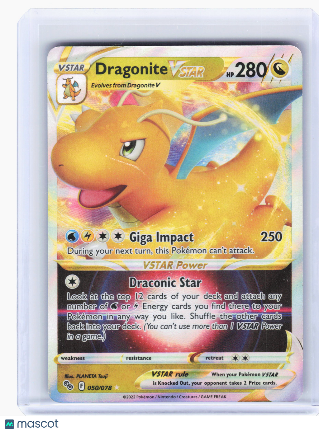2022 —Dragonite VSTAR #50/78 Pokemon GO—Ultra Rare Holo