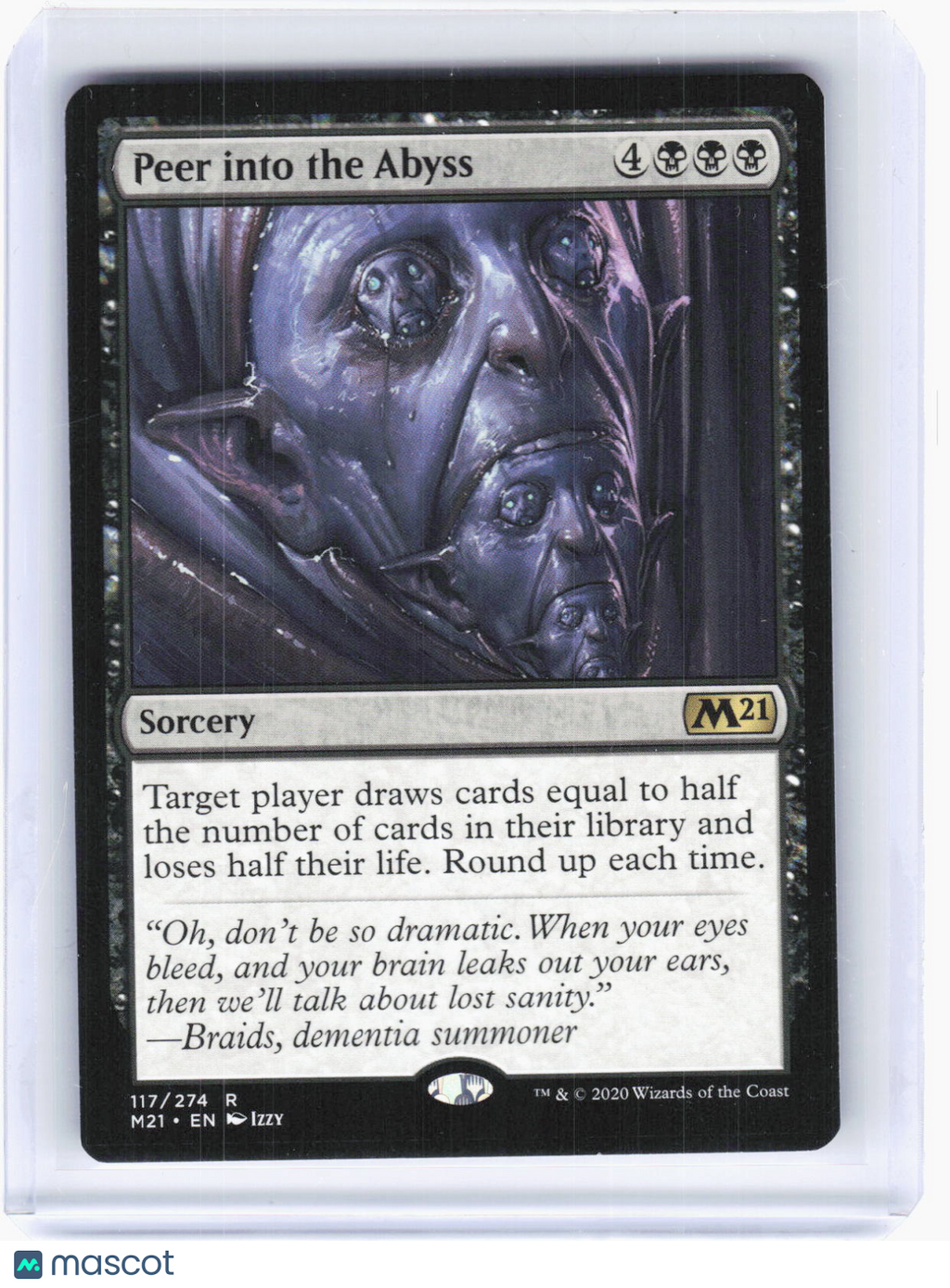 2020 Magic: The Gathering—Peer into the Abyss #117 Core Set 2021—Rare Non-Foil