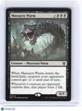 2024 Magic: The Gathering—Massacre Wurm #0130 MKC —M Non-Foil