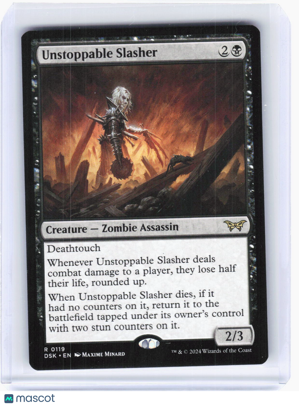 2024 Magic: The Gathering—Unstoppable Slasher #0119 DSK—R Non-foil