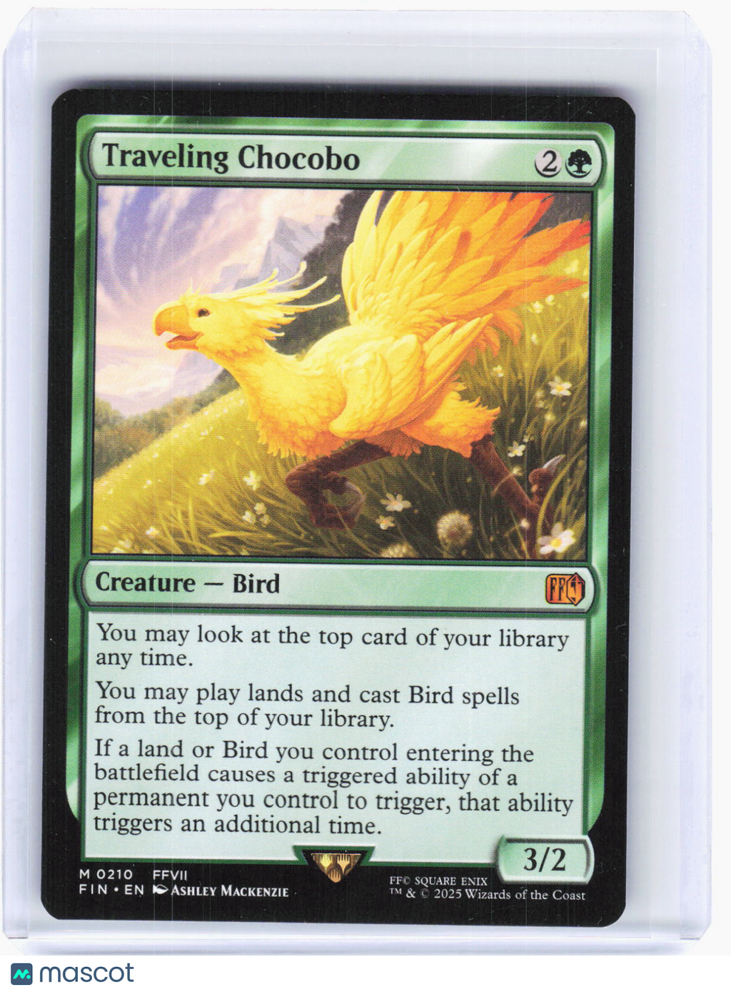 2025 Magic: The Gathering—Traveling Chocobo #0210 FINAL FANTASY—Mythic Non-Foil