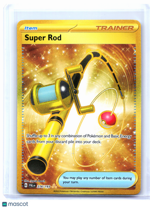 2023 Pokemon—Super Rod #276/193 Paldea Evolved—Hyper Rare Holo