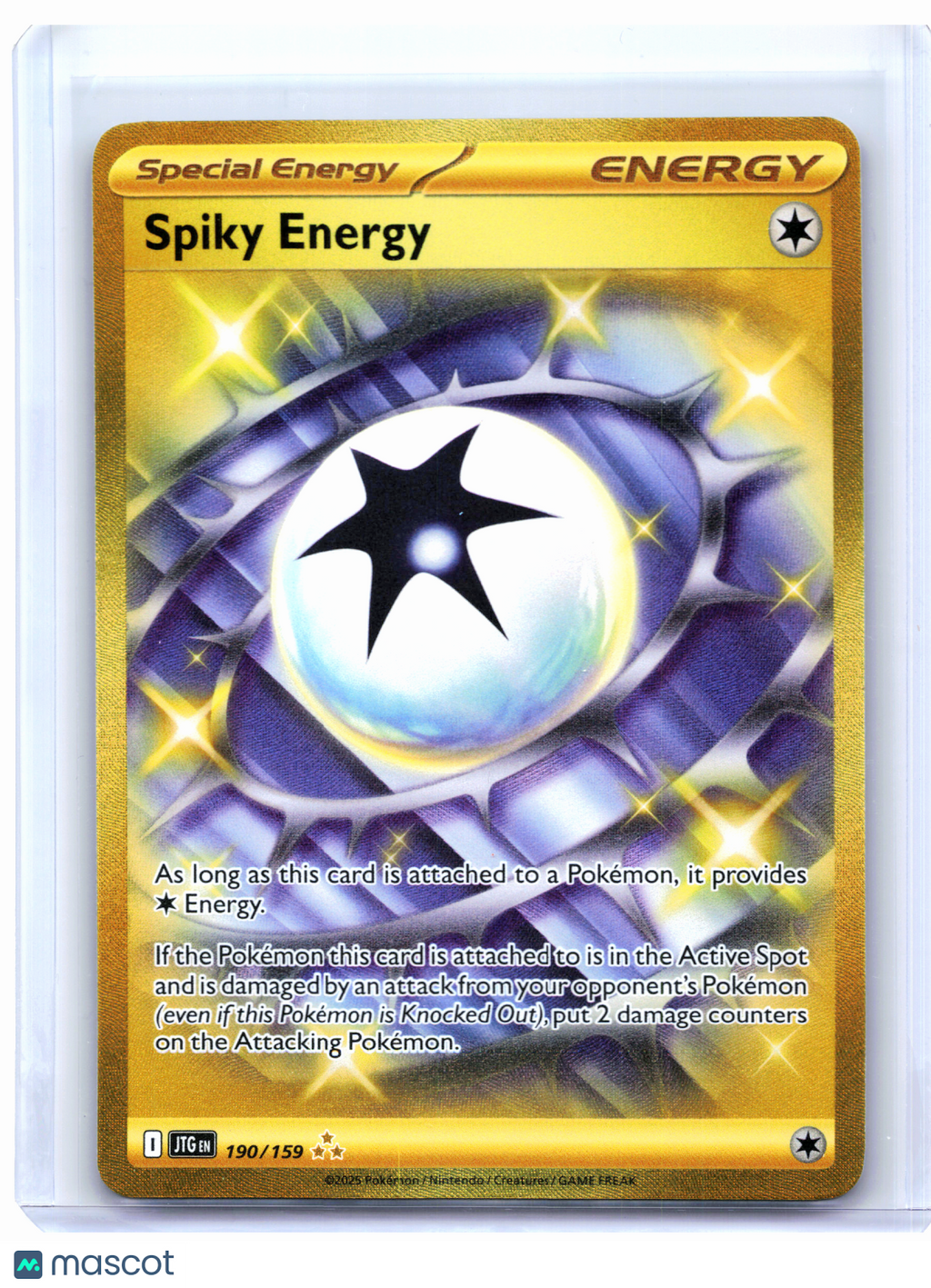 2025 Pokemon—Spiky Energy #190/159 Journey Together—Hyper Rare Holo