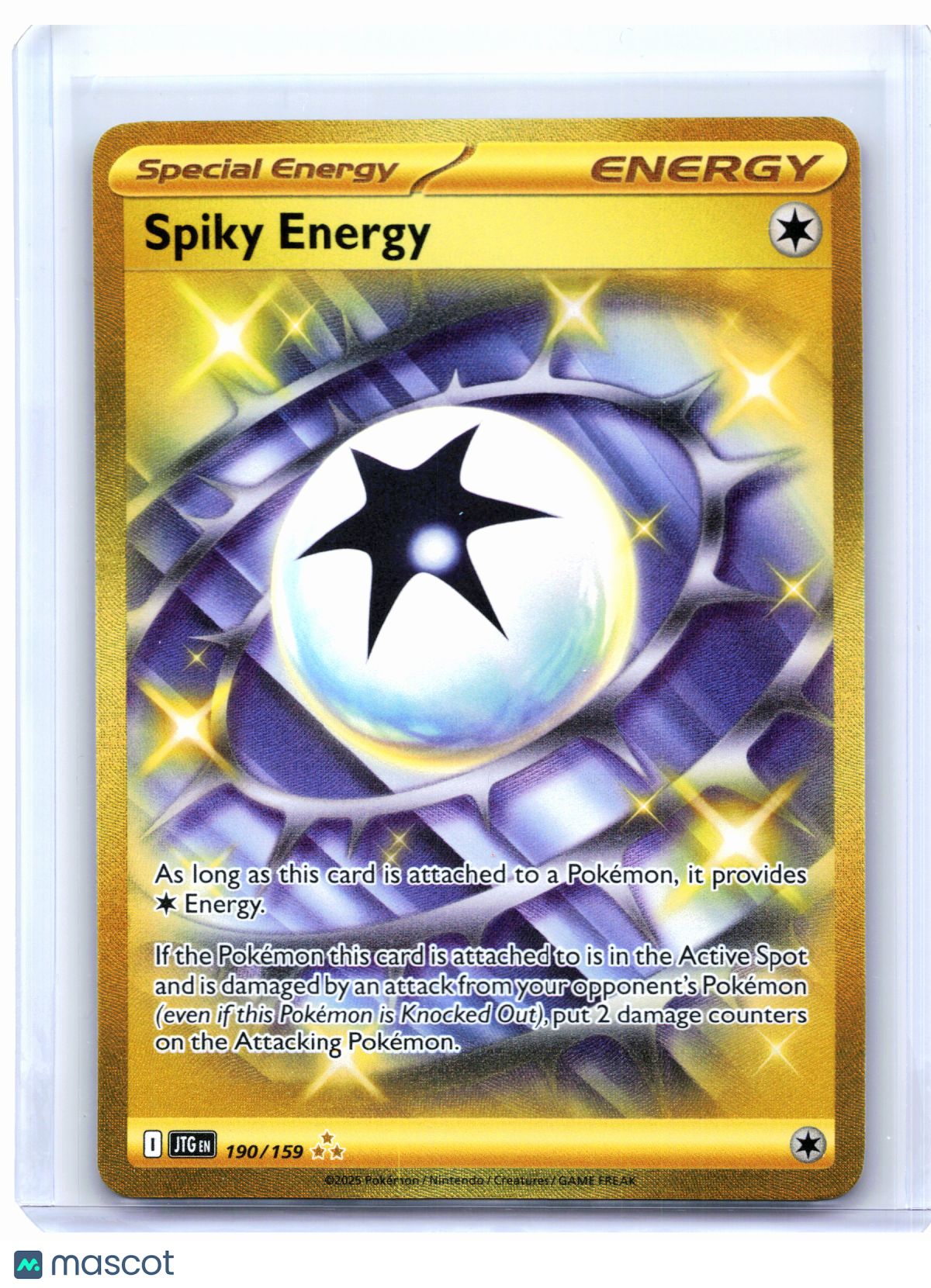 2025 Pokemon—Spiky Energy #190/159 Journey Together—Hyper Rare Holo