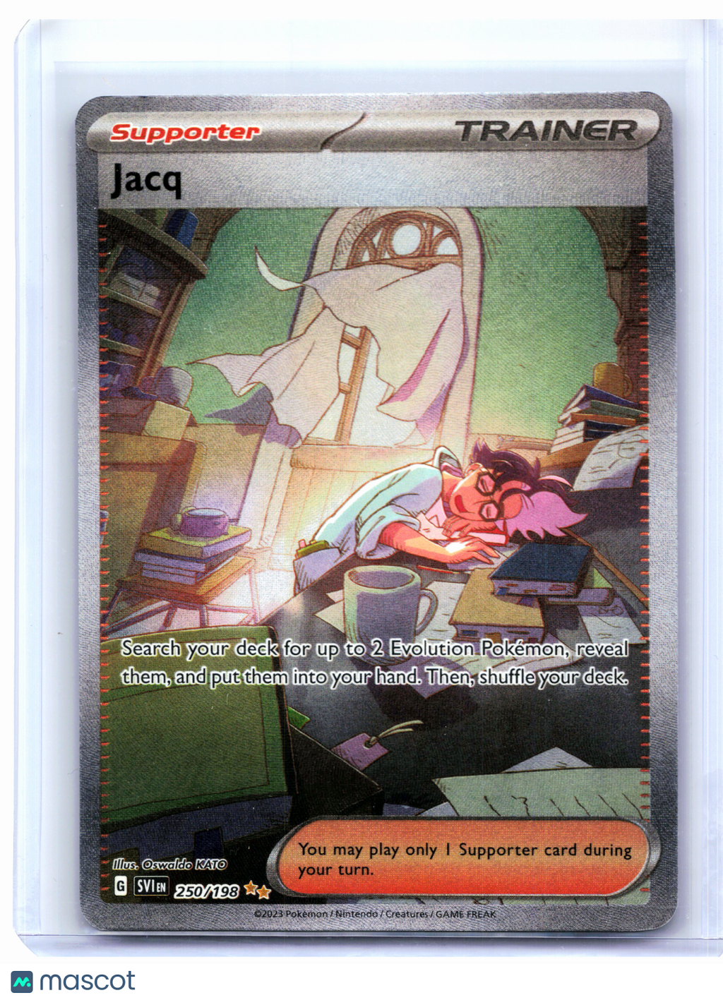 2023 Pokemon—Jacq #250/198 Scarlet & Violet Base Set—SIR Holo