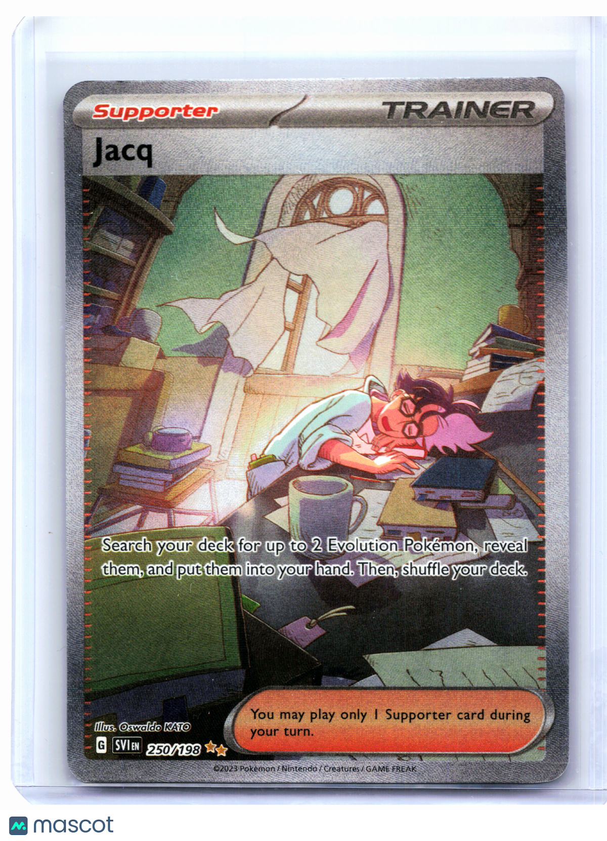 2023 Pokemon—Jacq #250/198 Scarlet & Violet Base Set—SIR Holo