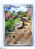 2025 Pokemon—Paldean Wooper #102/094 Phantasmal Flames—Illustration Rare Holo