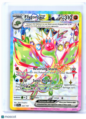 2024 Pokemon—Flygon ex #222/191 Surging Sparks—Ultra Rare Holo