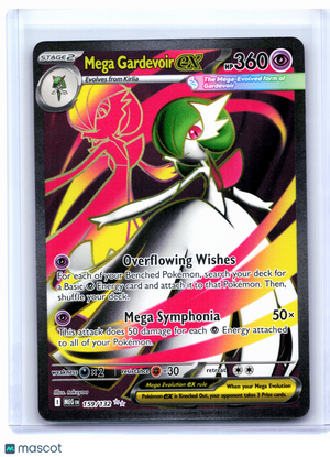 2025 Pokemon—Mega Gardevoir ex #159/132 Mega Evolution Base Set—Ultra Rare Holo