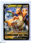 2022 Pokemon—Dragonite V #049/078 Pokemon GO—Ultra Rare Holo
