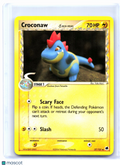 2006 Pokemon—Croconaw (Delta Species) #27/101 EX Dragon Frontiers—Nonholo [MP]