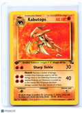 1999 Pokemon—Kabutops #24/62 Fossil—Rare Nonholo (1st Edition) [Damaged]