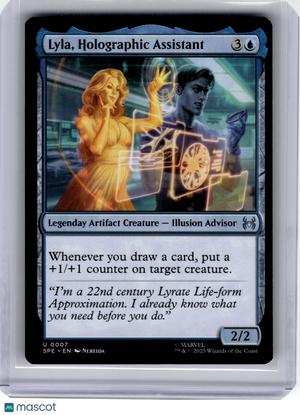 Magic: The Gathering—Lyla, Holographic Assistant  Marvel's Spider-Man—Uncommon