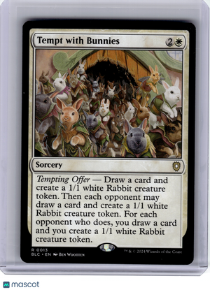 2024 Magic: The Gathering—Tempt with Bunnies #0013 Bloomburrow Commander—Rare