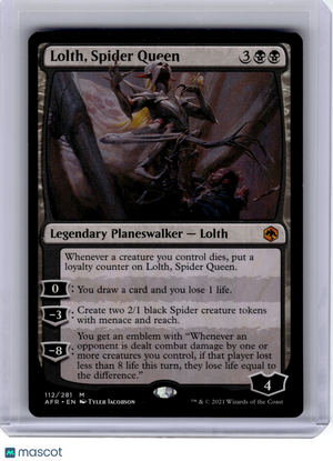 Magic: The Gathering—Lolth, Spider Queen Adventure in the Forgotten Realm—Mythic