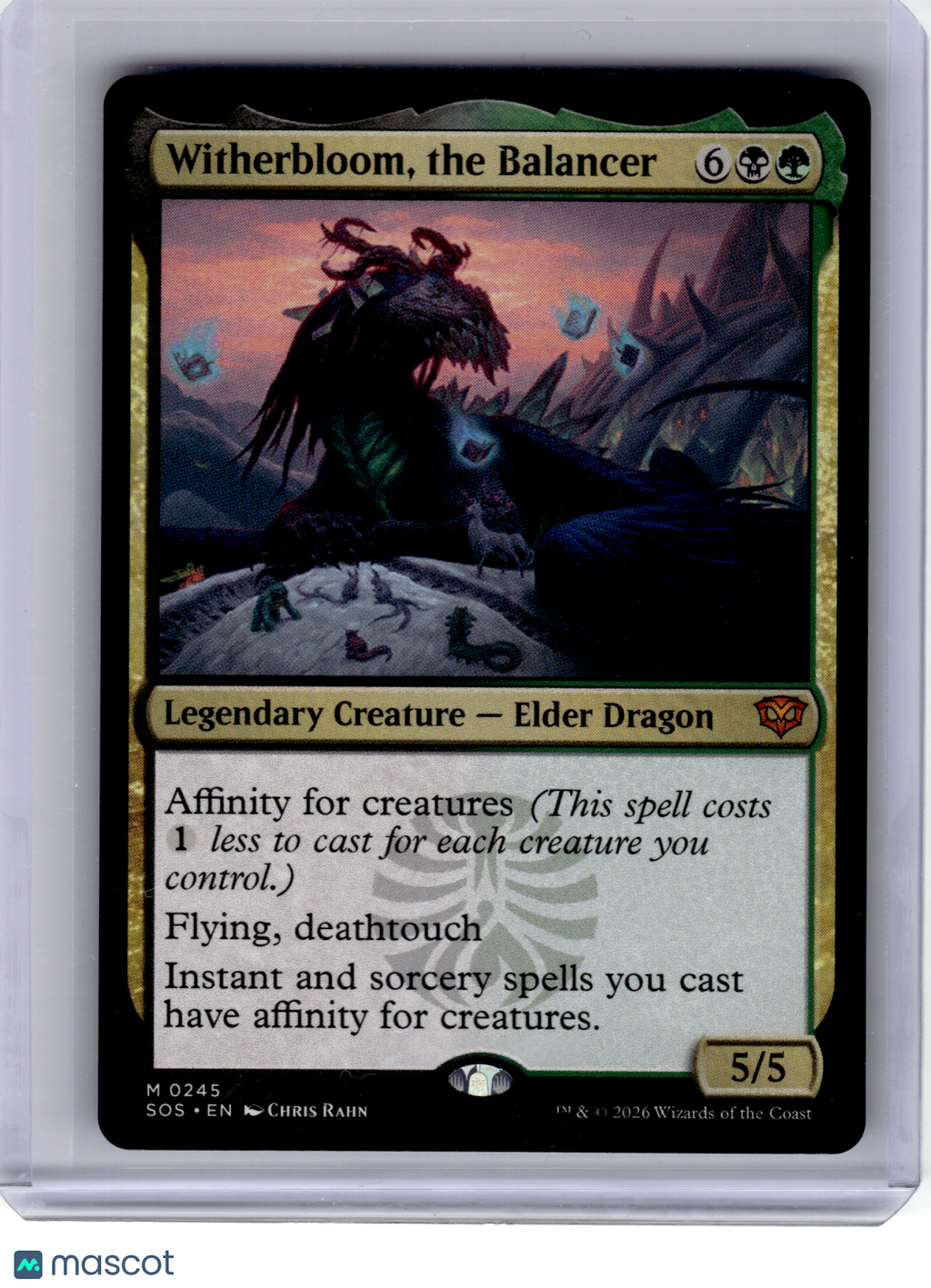 2026 Magic: The Gathering—Witherbloom, the Balancer Secrets of Strixhaven—Mythic
