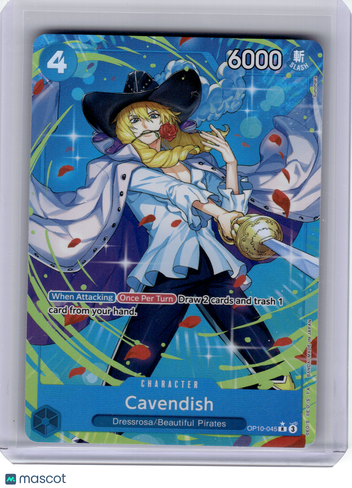 2025 One Piece CCG—Cavendish (Alternate Art) #045 Royal Blood—Rare Foil