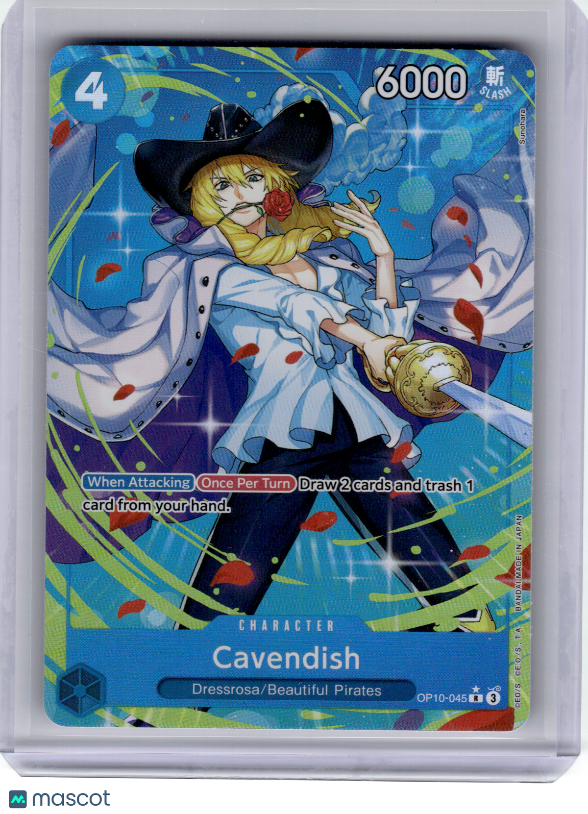 2025 One Piece Card Game—Cavendish(Alternate Art) #045 Royal Blood—Rare Foil