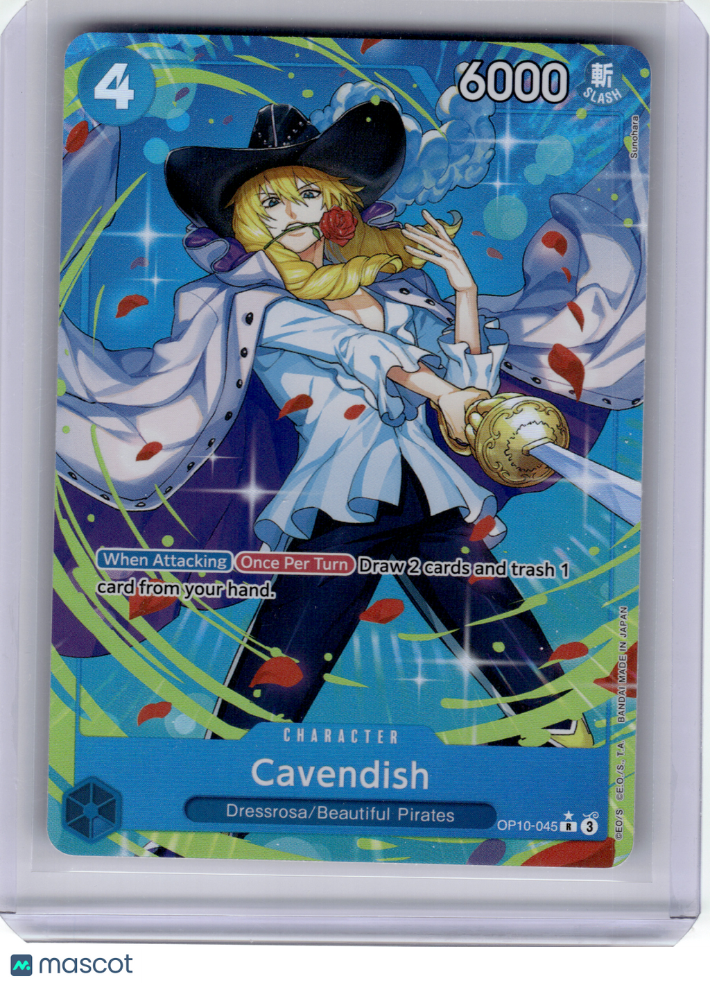 2024 One Piece Card Game—Cavendish (Alternate Art) #045 Royal Blood—Rare Foil