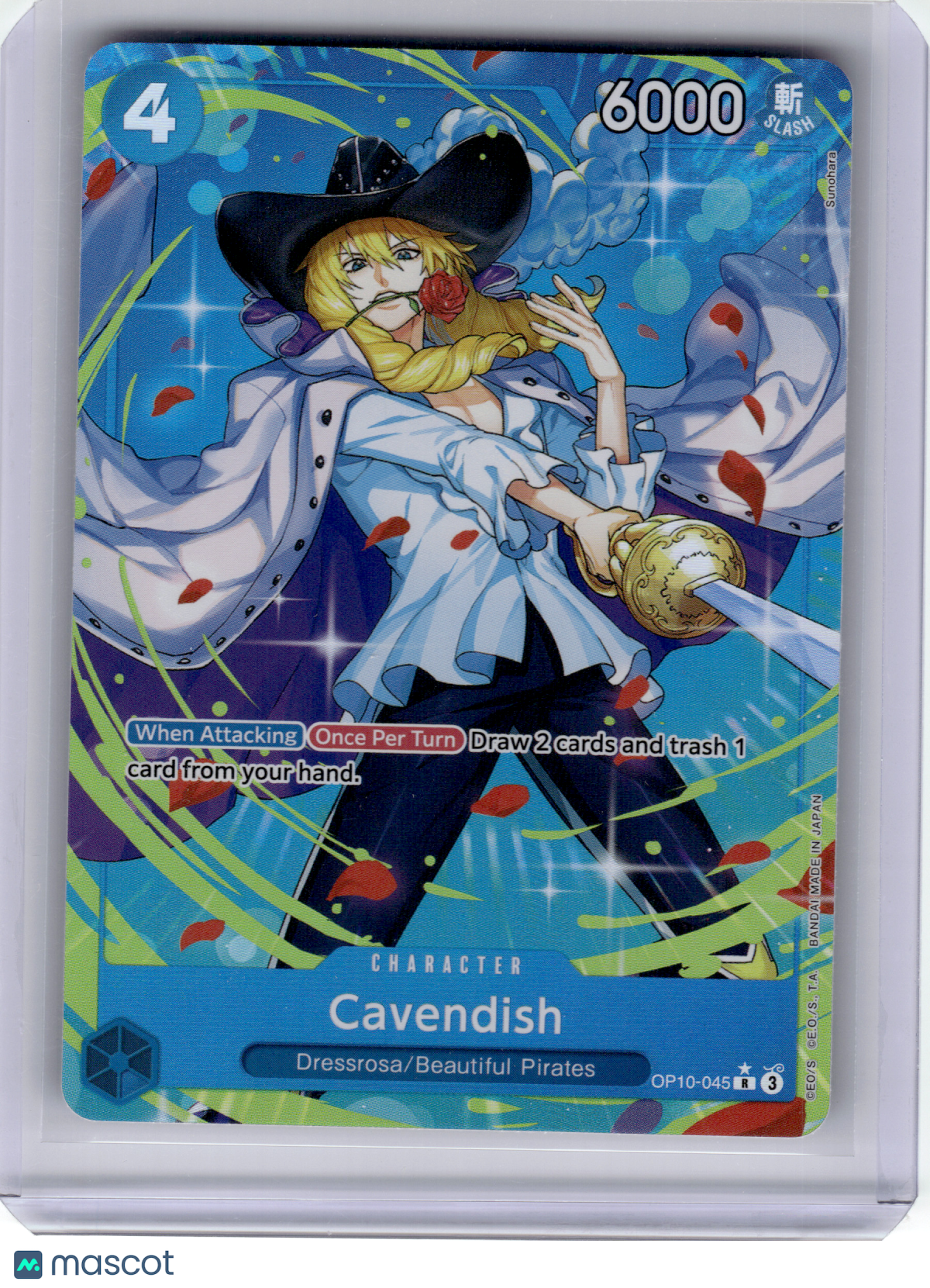 2024 One Piece Card Game—Cavendish (Alternate Art) #045 Royal Blood—Rare Foil