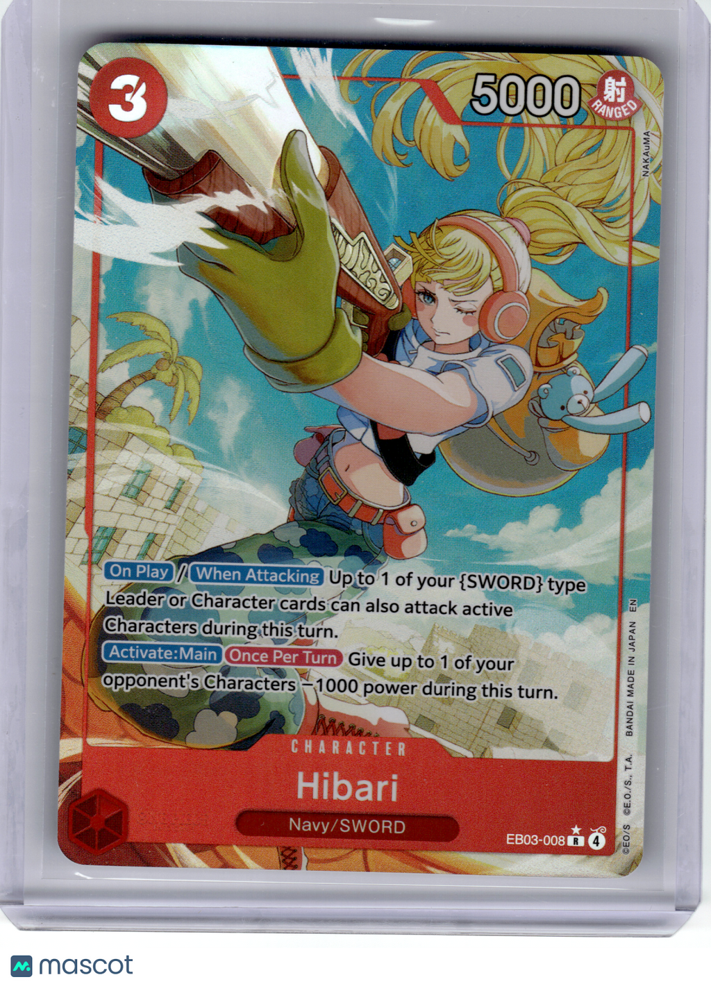 2024 One Piece CCG—Hibari (Alternate Art)#008 Extra Booster : Heroines—Rare Foil