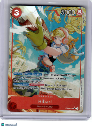 2024 One Piece CCG—Hibari (Alternate Art)#008 Extra Booster : Heroines—Rare Foil