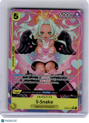 2024 One Piece CCG—S-Snake (Alternate Art) #112 Two Legends—Super Rare Foil