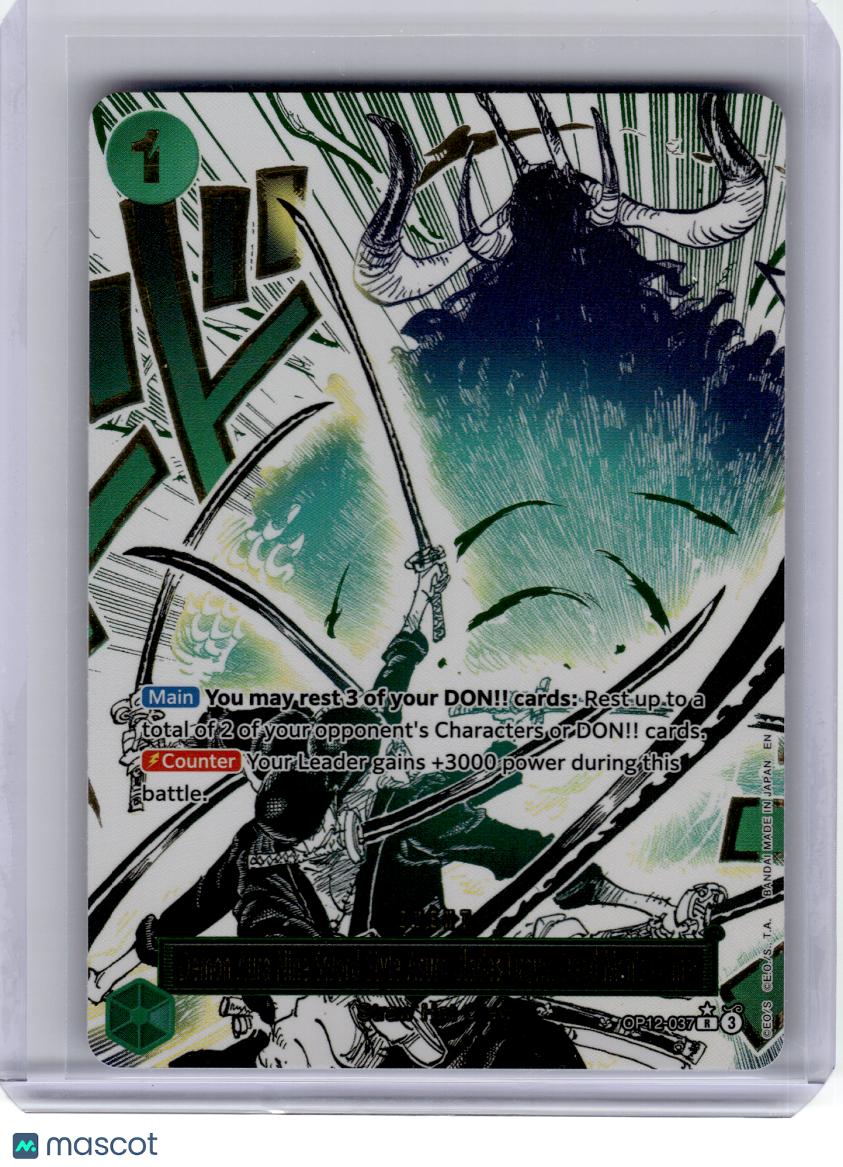 One Piece Card Game—Dead Mans Game(Alternate Art) Legacy of the Master—Rare Foil