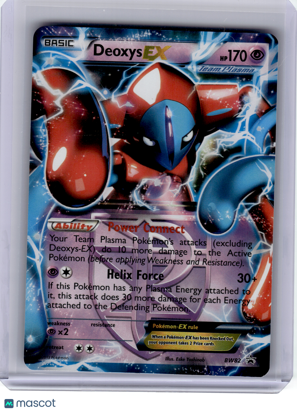 2013 Pokemon—Deoxys EX #BW82 Black and White Promos—Promo [Moderatly Played]