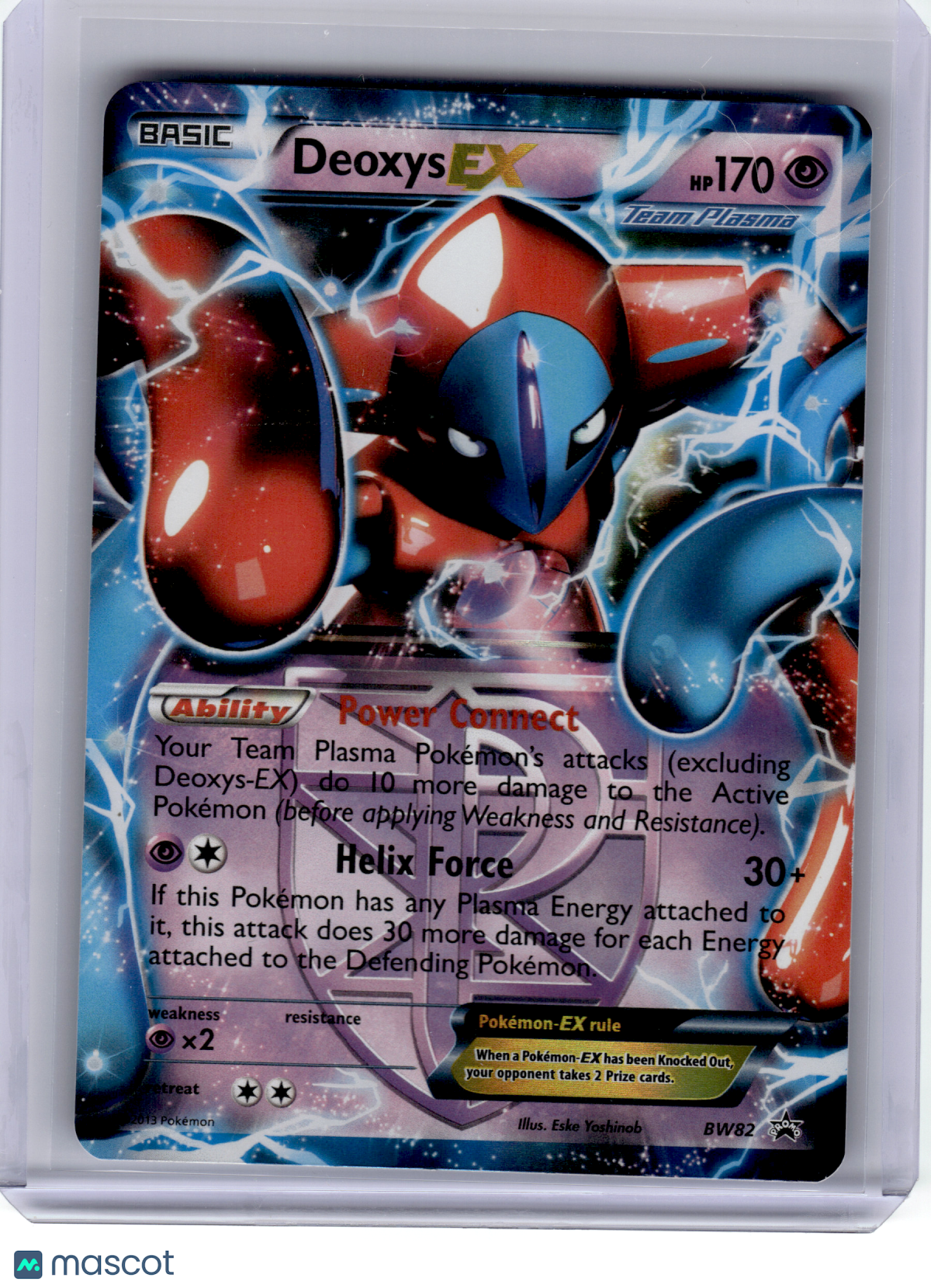 2013 Pokemon—Deoxys EX #BW82 Black and White Promos—Promo [Moderatly Played]