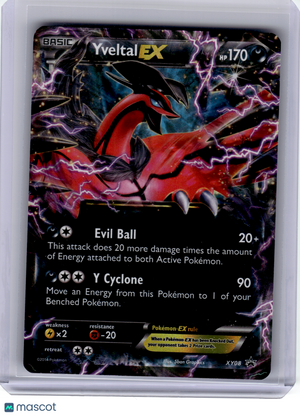2013 Pokemon—Yveltal EX #XY08 XY Promos—Promo Holo [Lightly Played]
