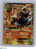 2015 Pokemon—M Houndoom EX #22/162 BREAKthrough—Ultra Rare Holo [Damaged]