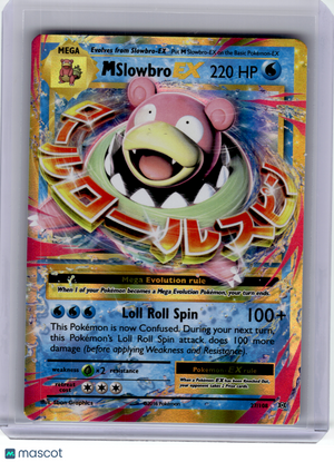 2016 Pokemon—M Slowbro EX #27/108 Evolutions—Ultra Rare Holo [Lightly Played]