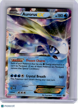 2016 Pokemon—Aurorus EX #XY102 XY Promos—Promo Holo [Damaged]